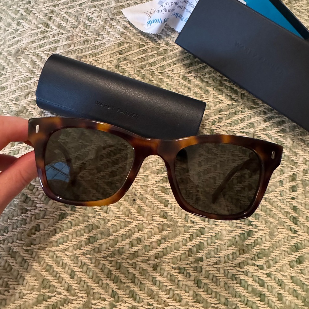 Warby Parker Sunglasses - Harris Oak Barrel
